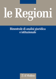 Cover of the journal Le Regioni - 0391-7576