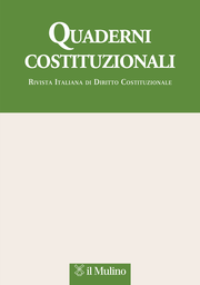 Copertina del fascicolo 3/2023 from journal Quaderni costituzionali