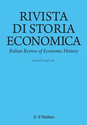 Cover of the journal Rivista di storia economica - 0393-3415