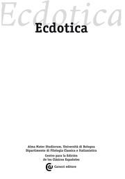 Cover: Ecdotica - 1825-5361