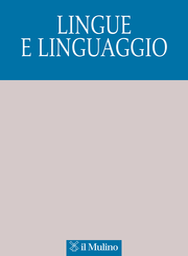 Cover of Lingue e linguaggio - 1720-9331