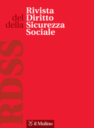 Cover of Rivista del Diritto della Sicurezza Sociale - 1720-562X